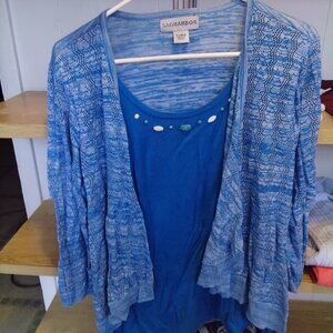 Sag Harbor Cardigan Tank